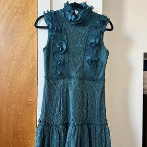 AQUA Teal Dress Size Small